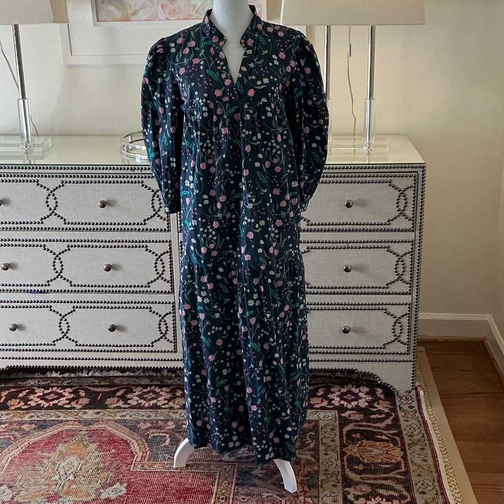 Beverly Drive Navy Floral Long Sleeve Dress